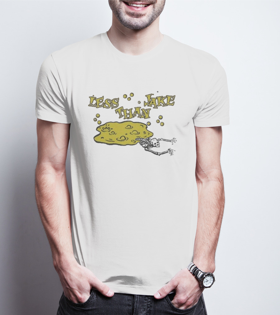 Less Than Jake Skeleton In Acid Ooze T-Shirt