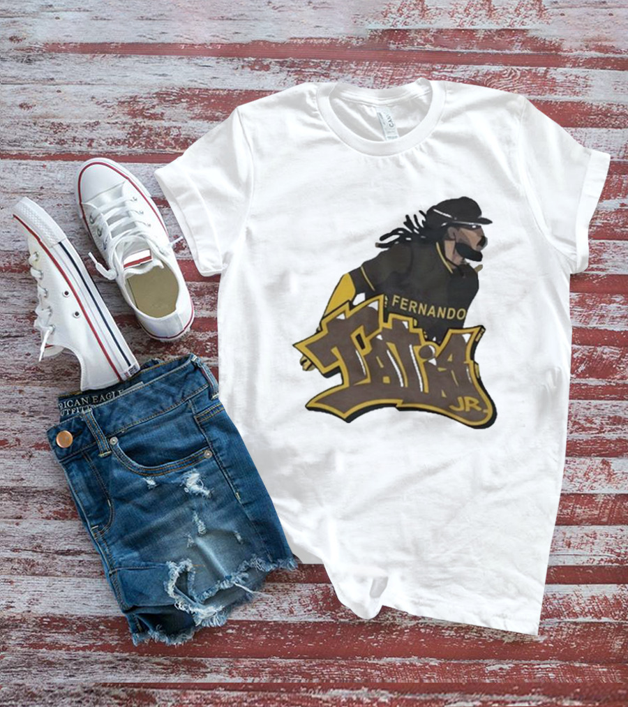 San Diego Padres Fernando Tatis Jr Player Graffiti T-Shirt