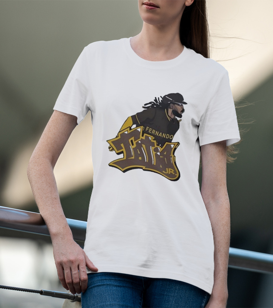 San Diego Padres Fernando Tatis Jr Player Graffiti T-Shirt