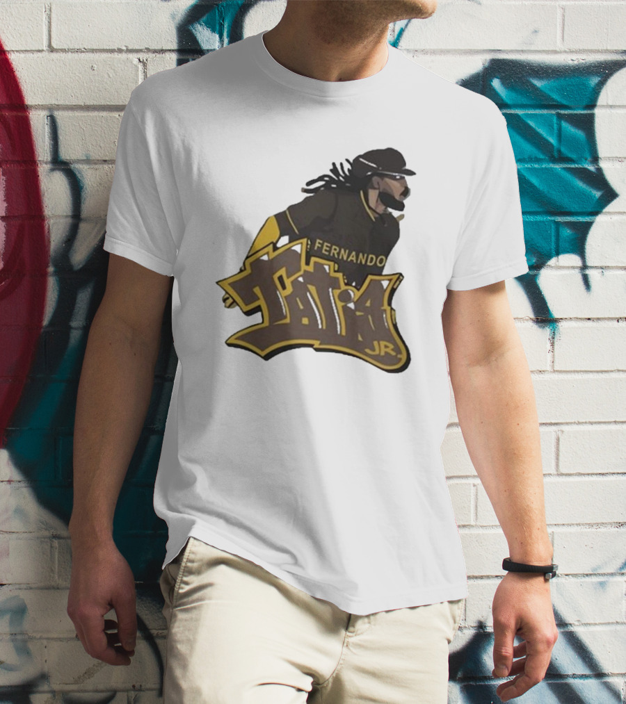 San Diego Padres Fernando Tatis Jr Player Graffiti T-Shirt