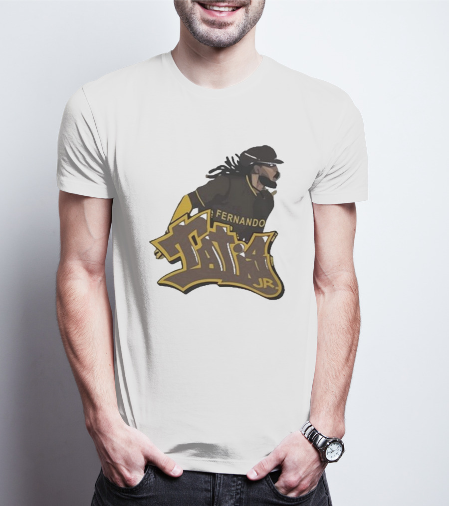 San Diego Padres Fernando Tatis Jr Player Graffiti T-Shirt
