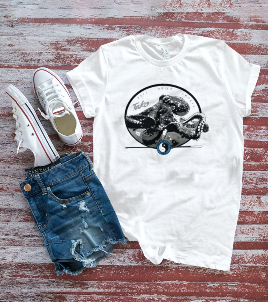 T&c Surf Tako Smoked Dried Octopus Yin Yang T-Shirt