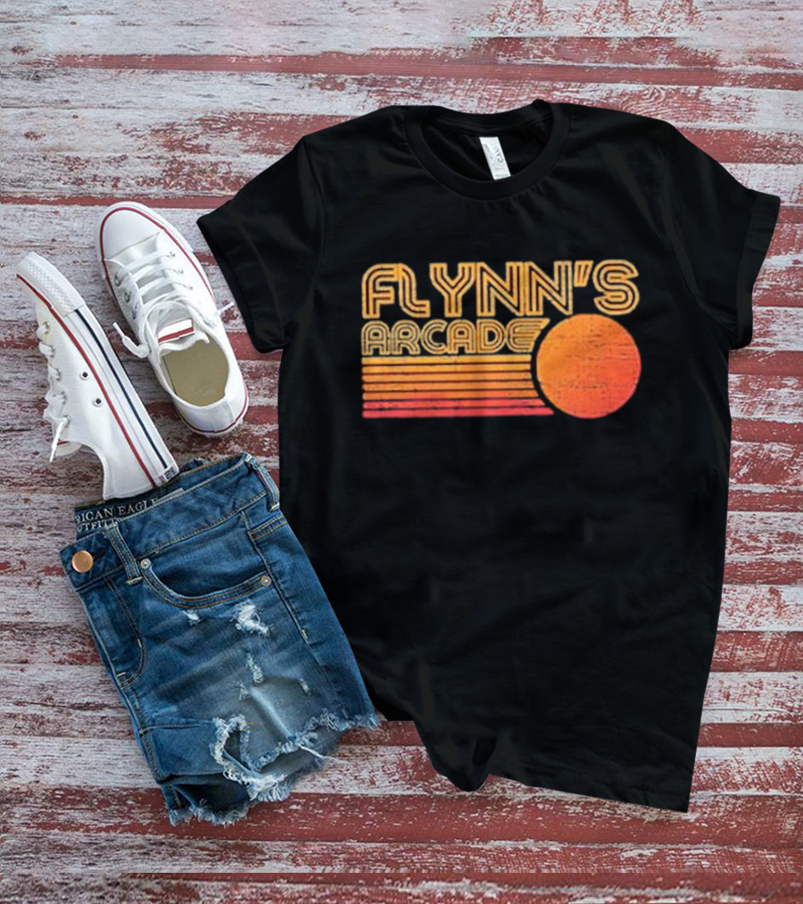 Flynn's Arcade Sunset Vintage T-Shirt