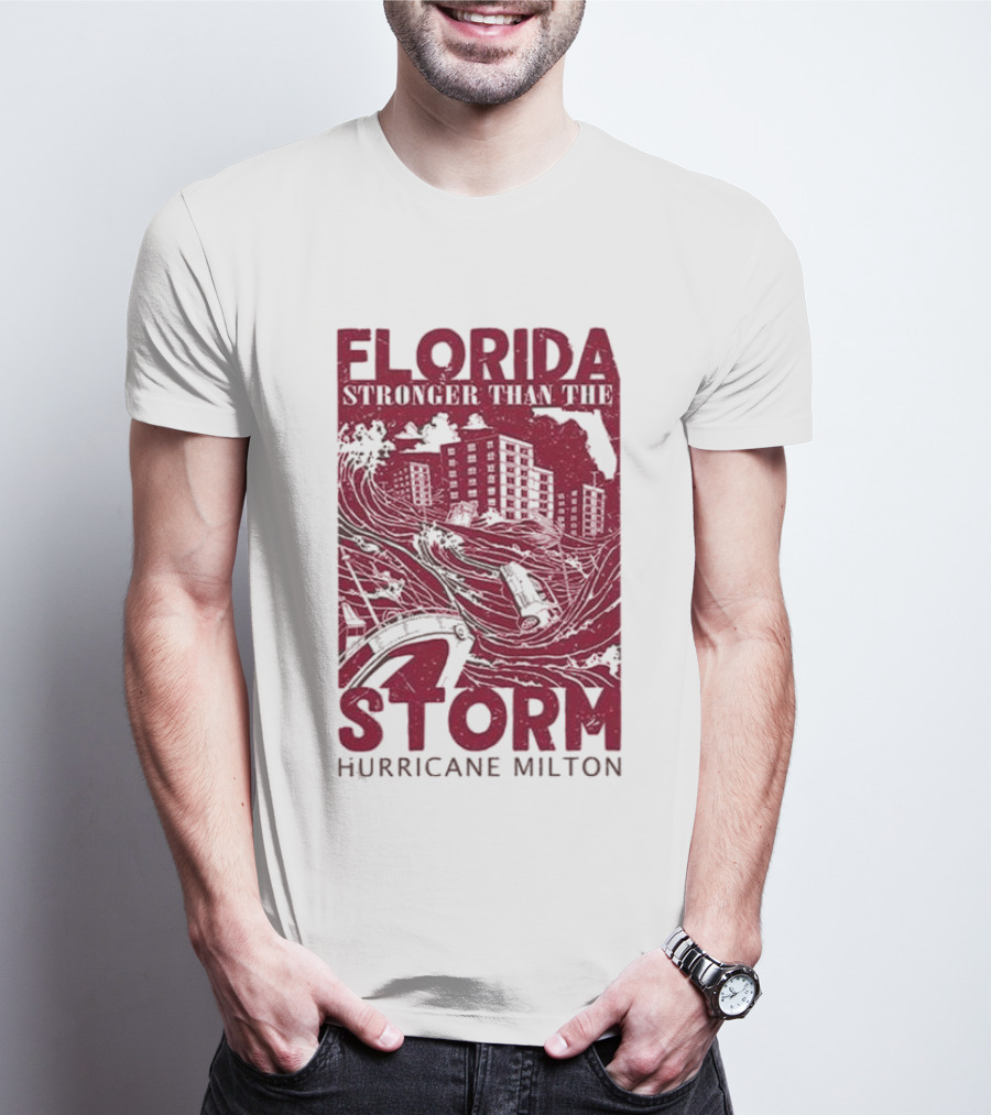Florida Stronger Than The Storm Hurricane Milton T-Shirt
