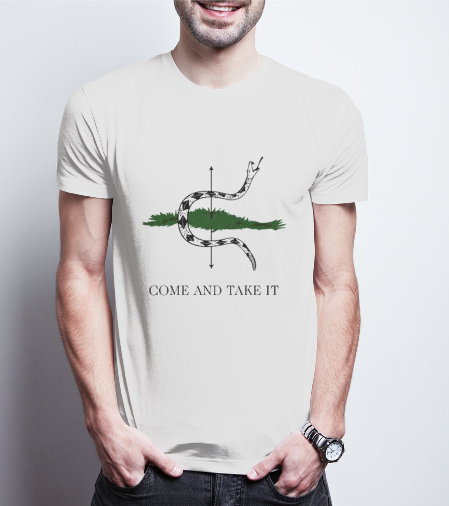Lopp Come And Take It Snake With Arrow And Pine Tree T-Shirt