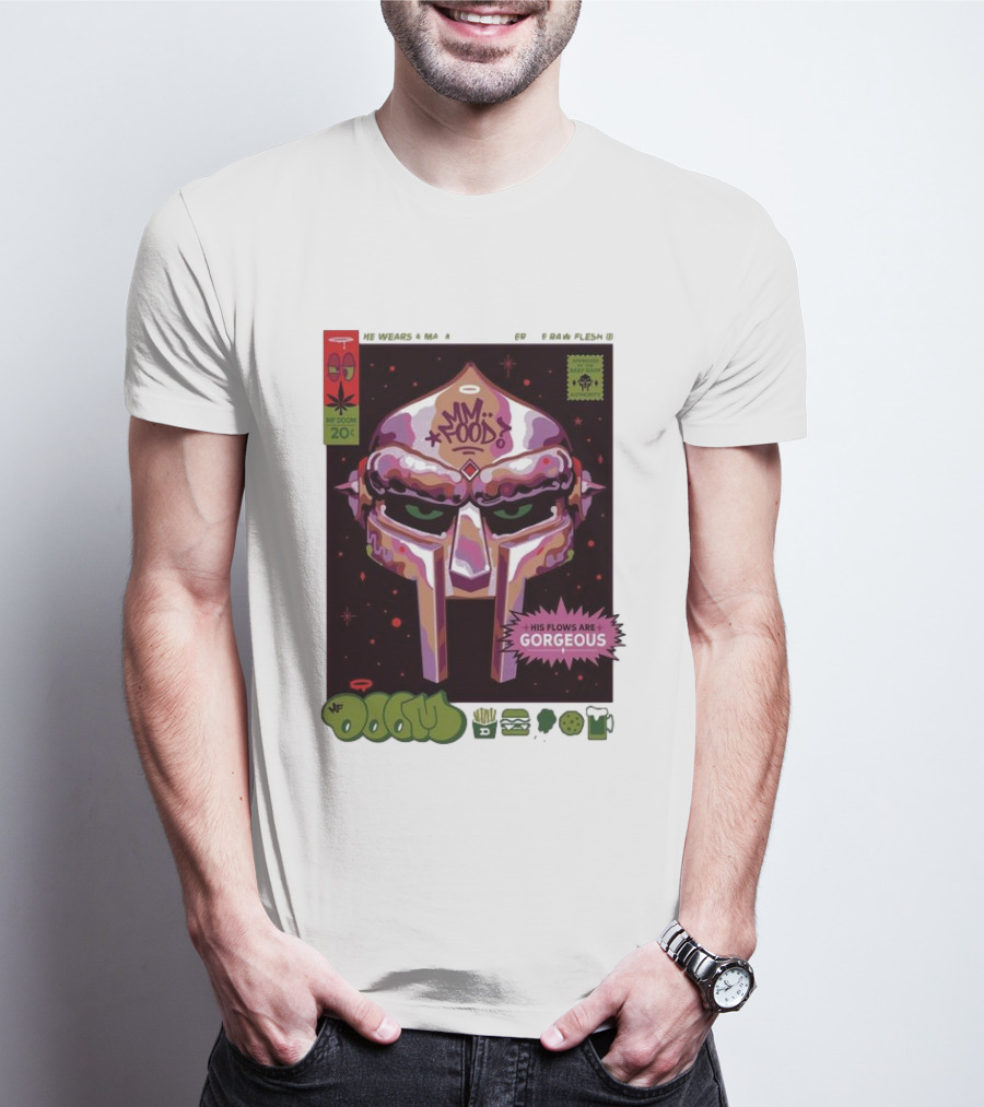 Mm..Food MF Doom Mask His Flows Are Gorgeous T-Shirt