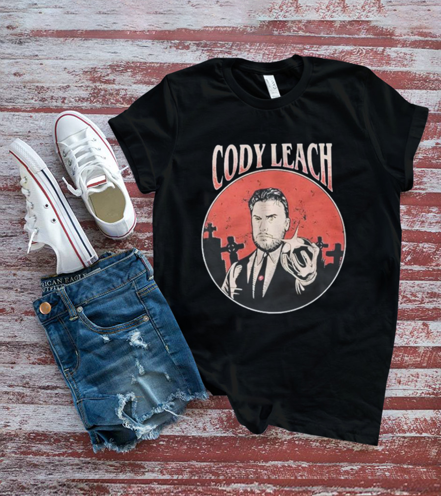 Cody Leach Tall Man Cemetery Circle T-Shirt