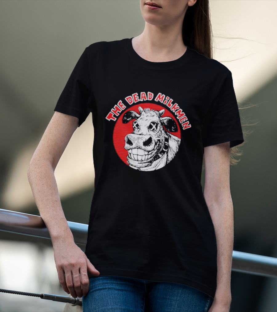 The Dead Milkmen Grinning Cow T-Shirt