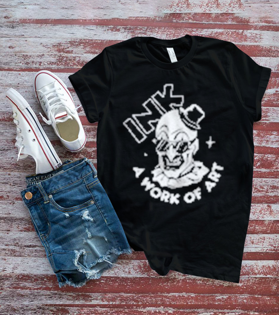Ice Nine Kills Terrifier Hack ‘n’ Slash Pocket Ink A Work Of T-Shirt