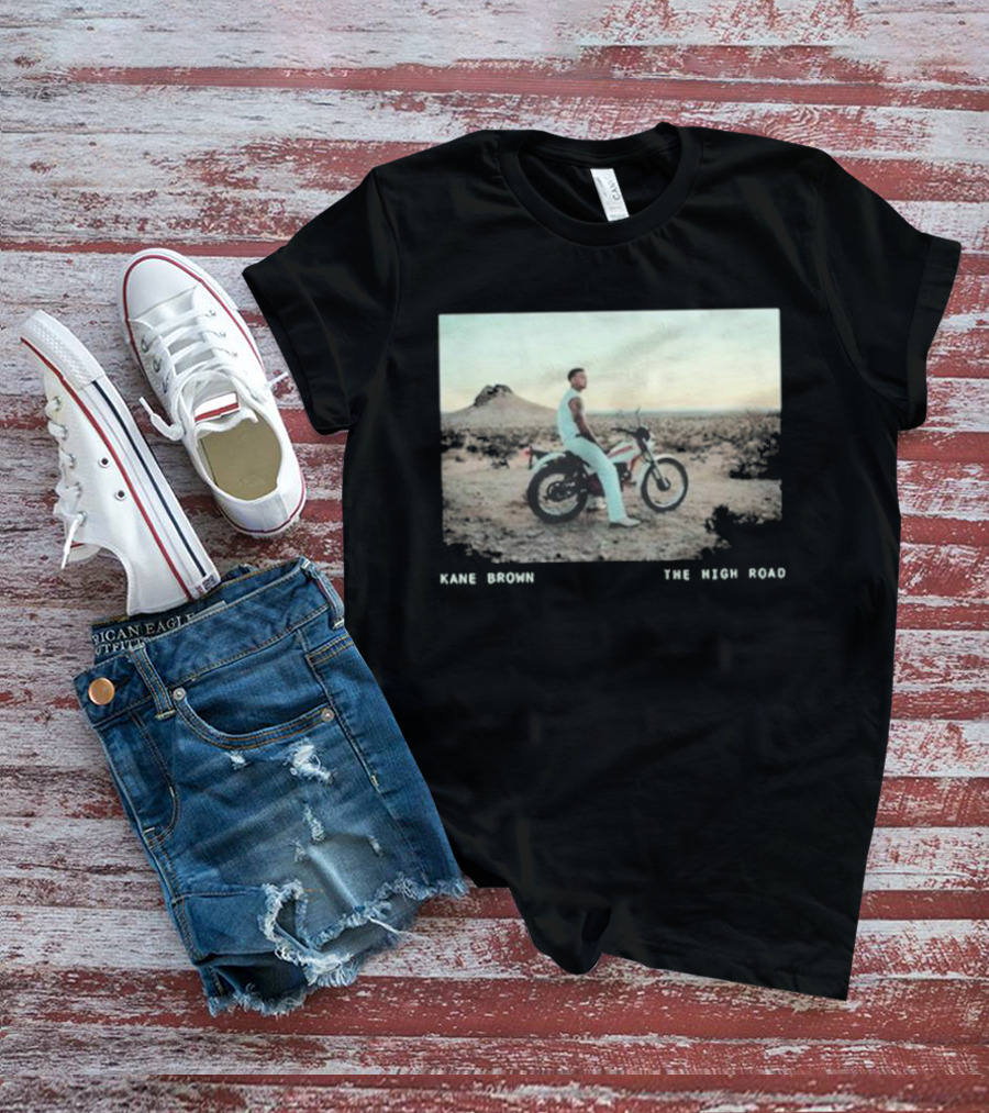 Kane Brown The High Road Desert Motorcycle Scene T-Shirt