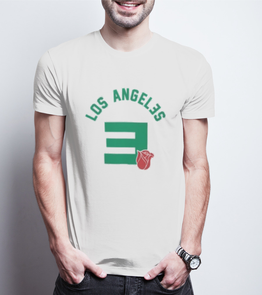 Los Angeles Eminem Rosebowl Logo Event T-Shirt