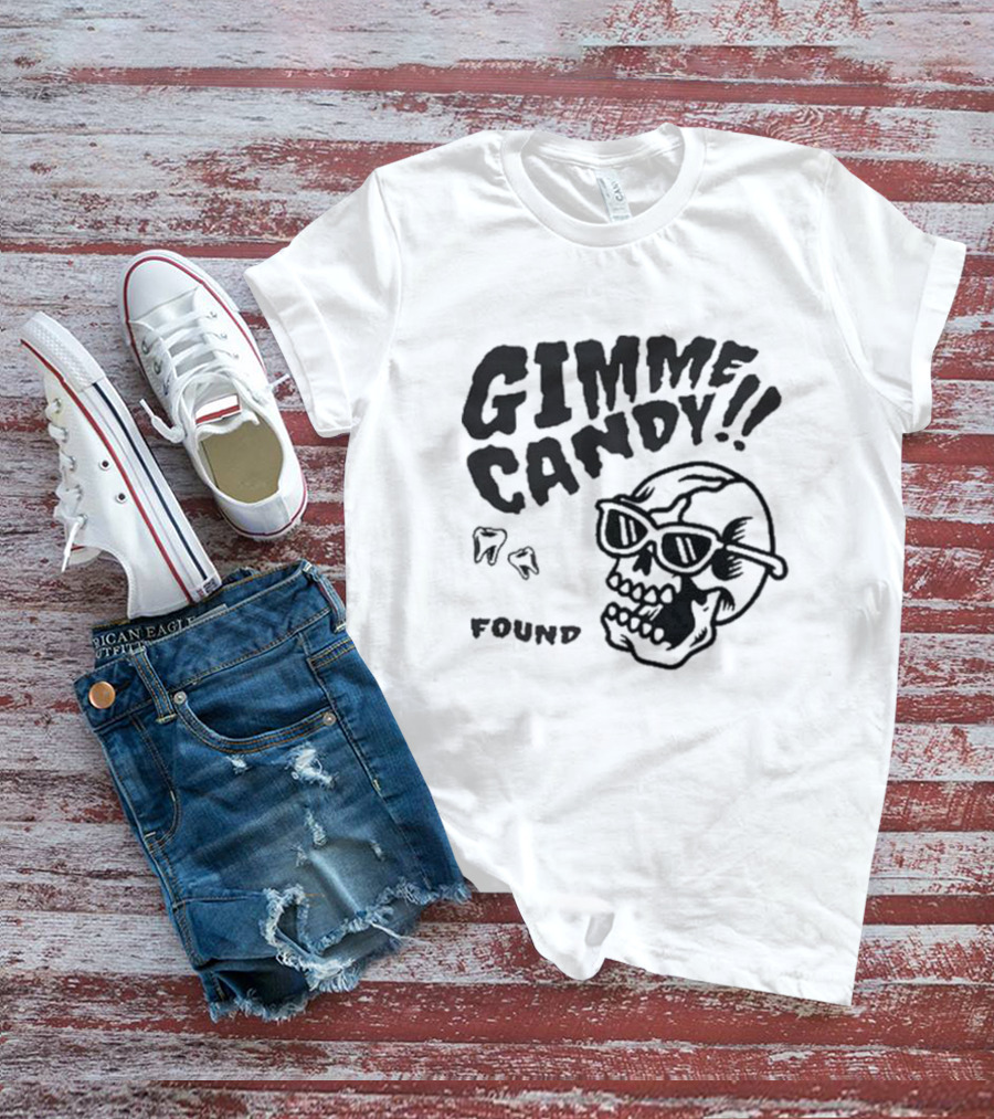 New Found Glory Gimme Candy Skull Found T-Shirt