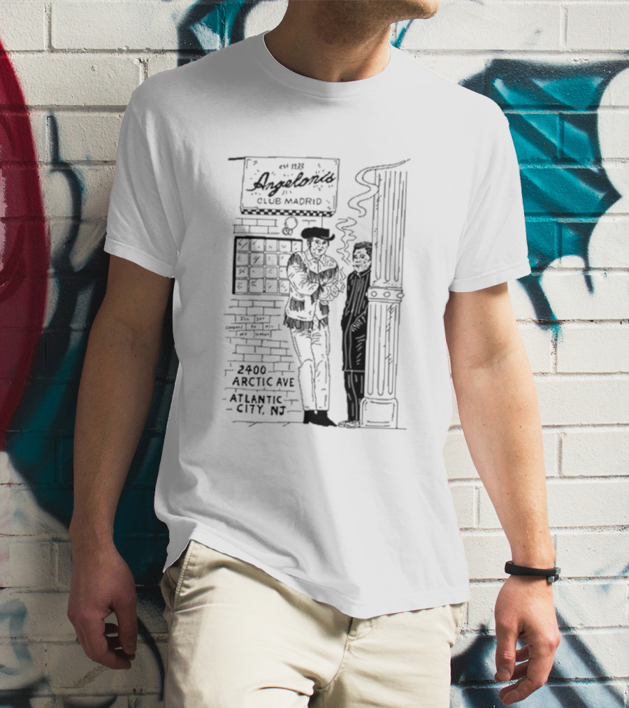Heavyslime Angelonis Club Madrid Atlantic City 2400 Arctic Ave T-Shirt