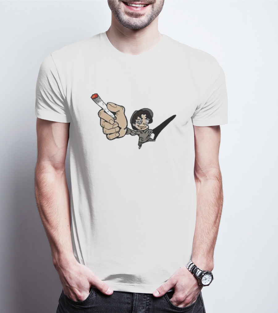 Rav Left-handed Cigarette Hand Illustration Keep The Change Tour T-Shirt