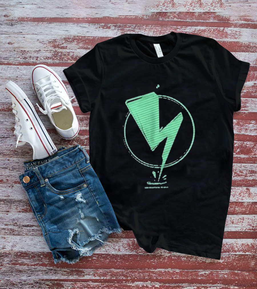 Sim The Beautiful People Lightning Bolt Circle T-Shirt