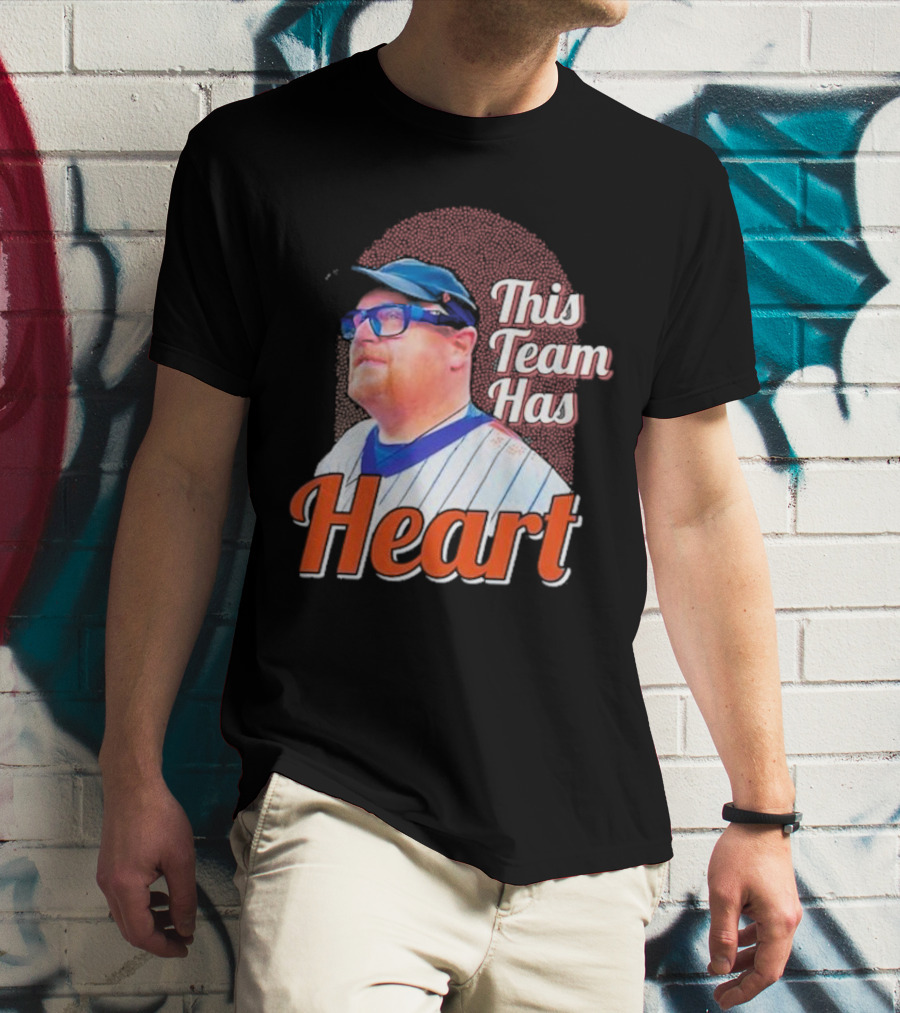 This Team Has Heart Frank Baseball-Inspired Dedication T-Shirt