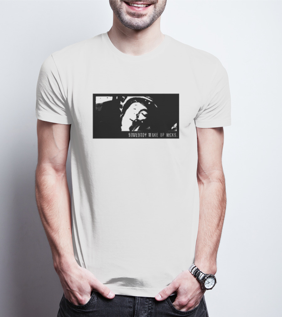 Aliens Somebody Wake Up Hicks Scene T-Shirt