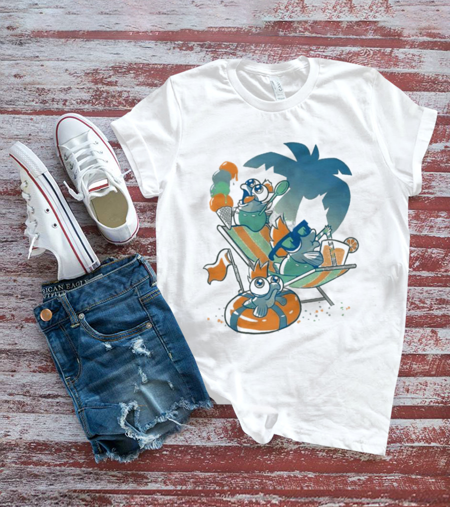 Resort Time Hanshumon Tropical Vacation Fun T-Shirt