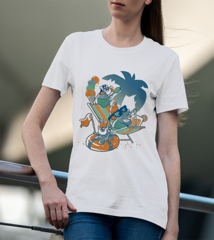 Resort Time Hanshumon Tropical Vacation Fun T-Shirt