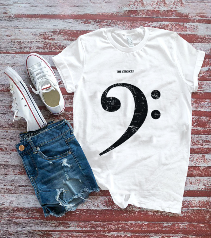 The Strokes Bass Clef T-Shirt