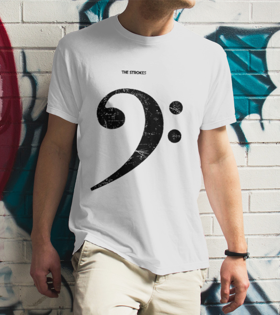 The Strokes Bass Clef T-Shirt