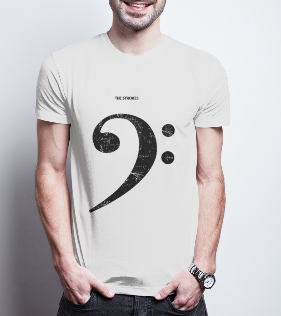 The Strokes Bass Clef T-Shirt