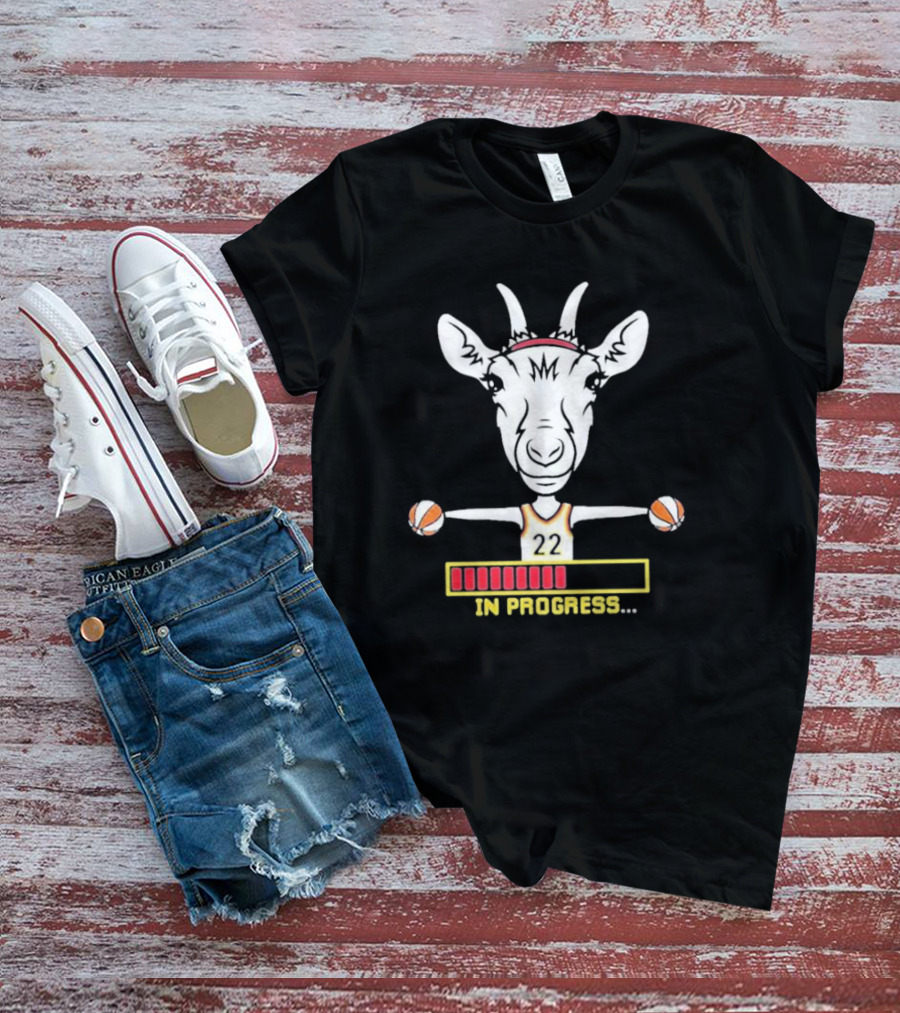Goat In Progress 22 Basketball Fans Indiana T-Shirt