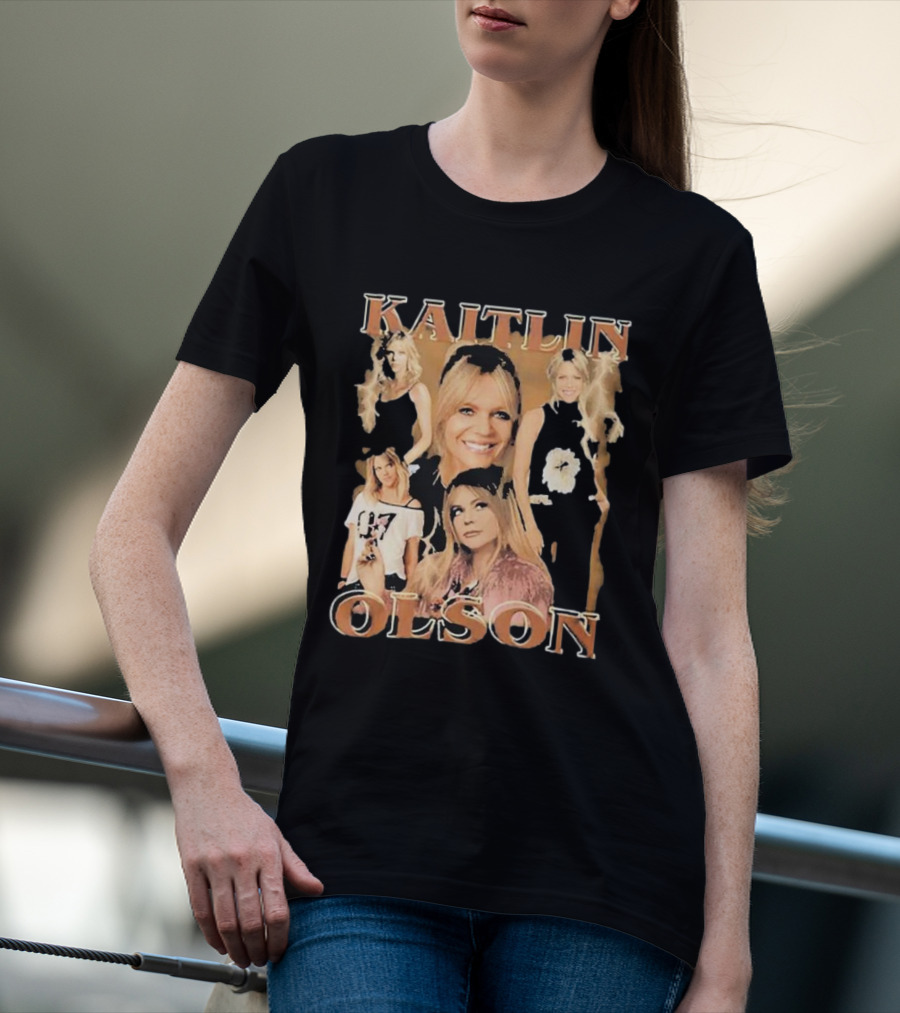 Kaitlin Olson Vintage Bootleg Collage T-Shirt
