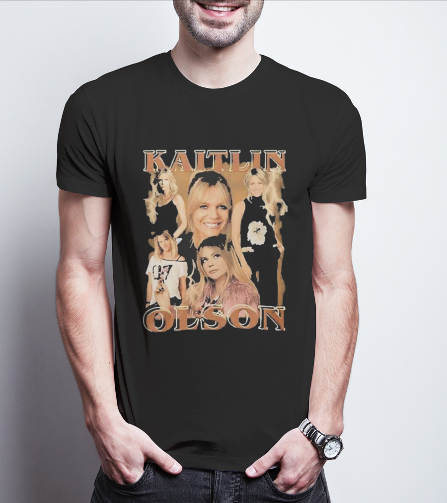 Kaitlin Olson Vintage Bootleg Collage T-Shirt