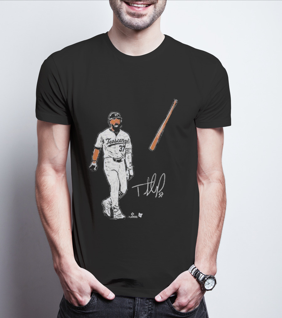 Teoscar Hernandez 37 Baseball Bat Flip Signature Players T-Shirt