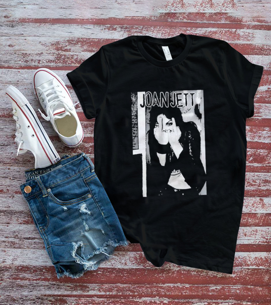 Joan Jett Rock Icon Rebel Attitude Merry Xmas T-Shirt