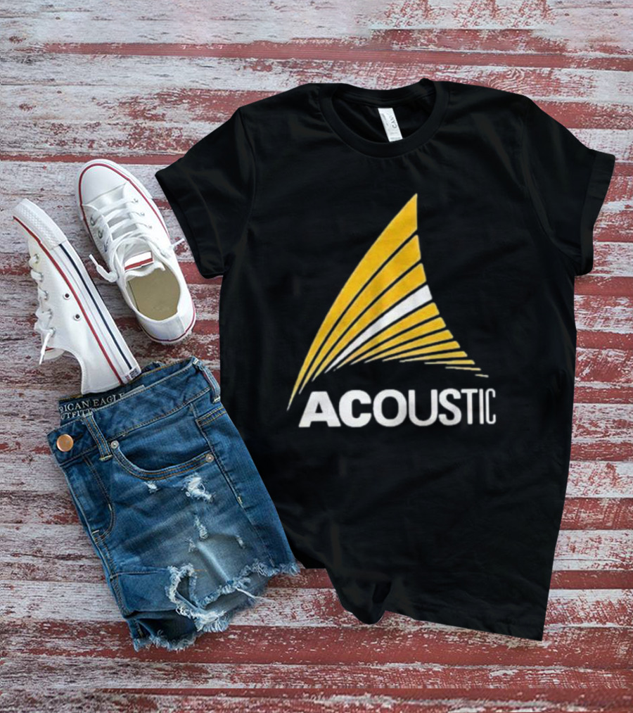 Acoustic Audio Yellow Wave T-Shirt