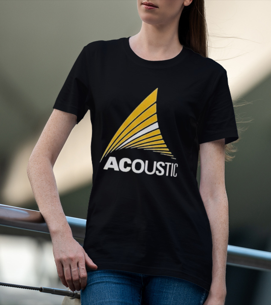 Acoustic Audio Yellow Wave T-Shirt
