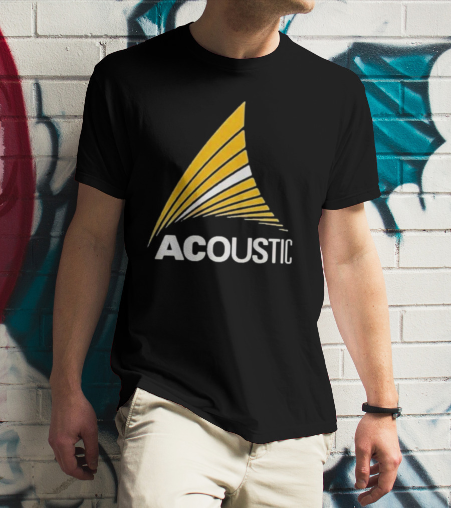Acoustic Audio Yellow Wave T-Shirt