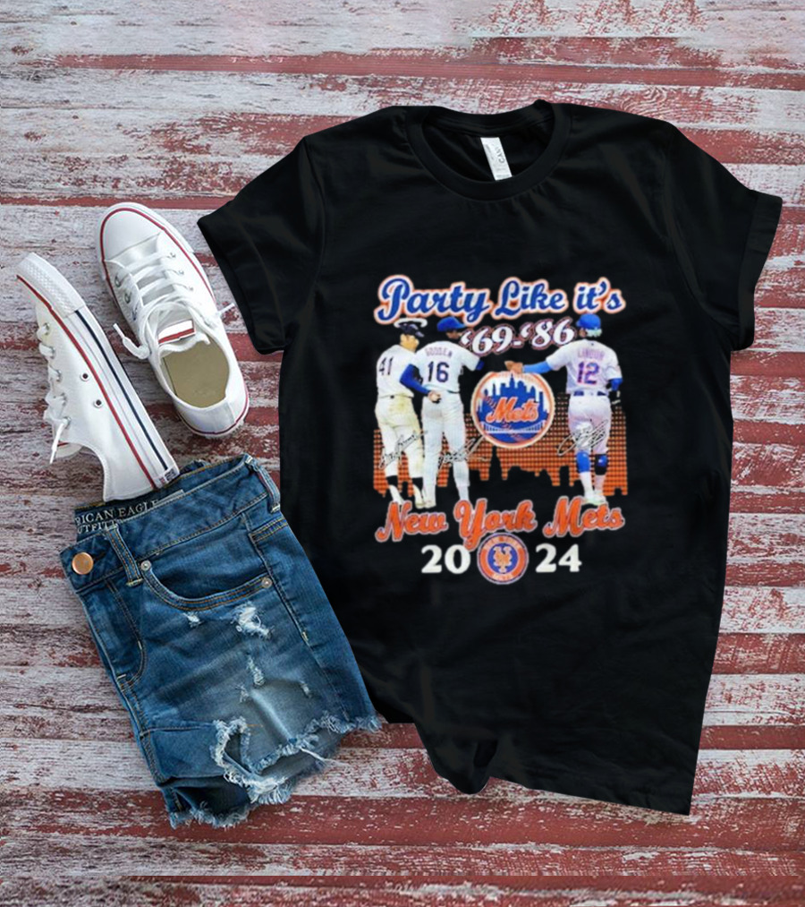 Party Like It’s ’69-’86 New York Mets T-Shirt