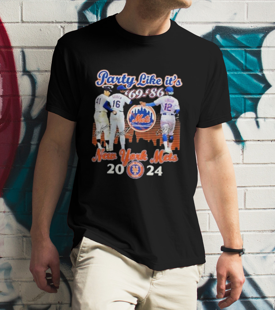 Party Like It’s ’69-’86 New York Mets T-Shirt