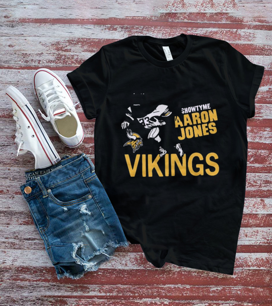 Vikings Showtyme Aaron Jones Football T-Shirt