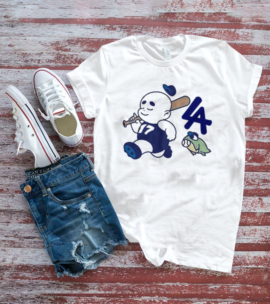 Chunky La Baseball Baby 17 LA Bat Fleece T-Shirt