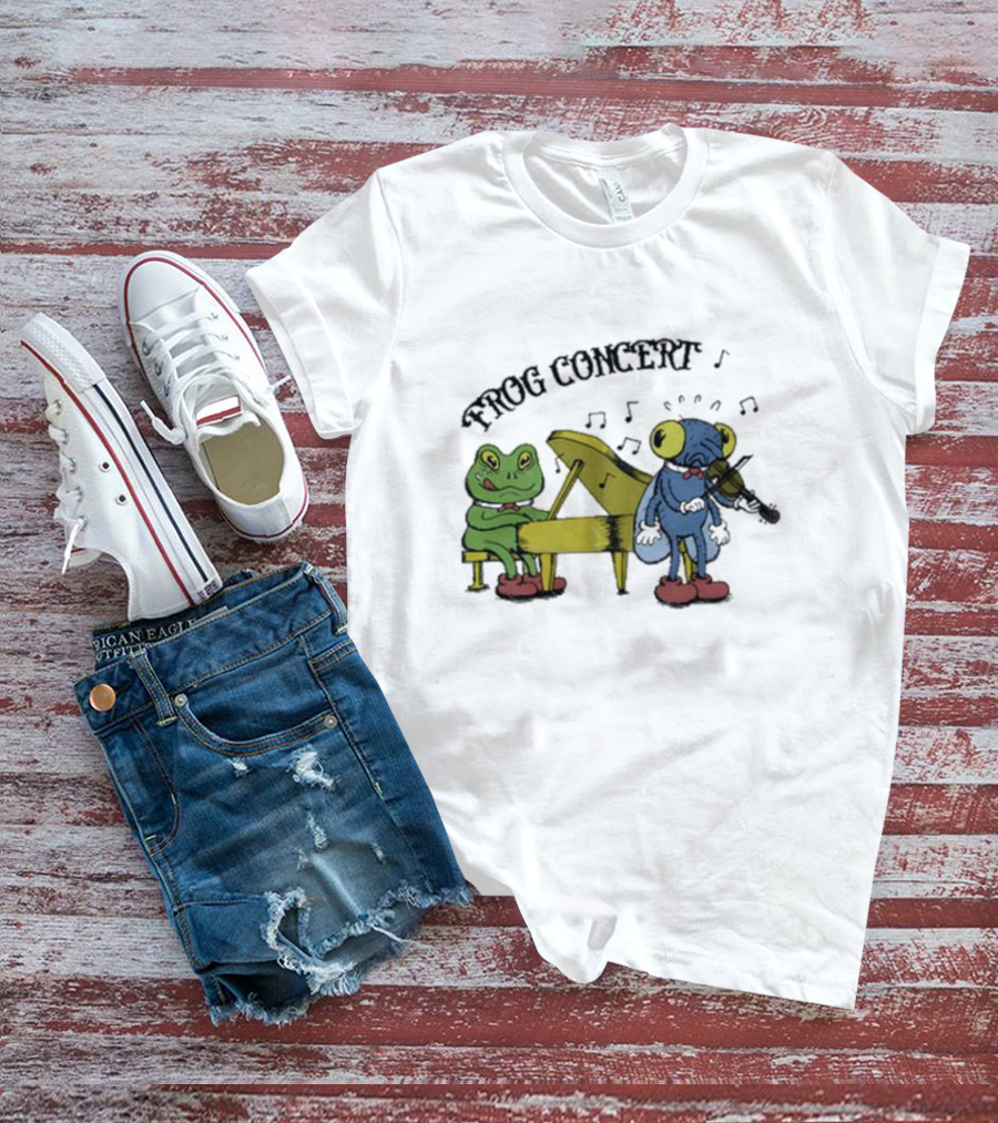 Frog Concert Cartoon Phantom Lure Fun Times T-Shirt