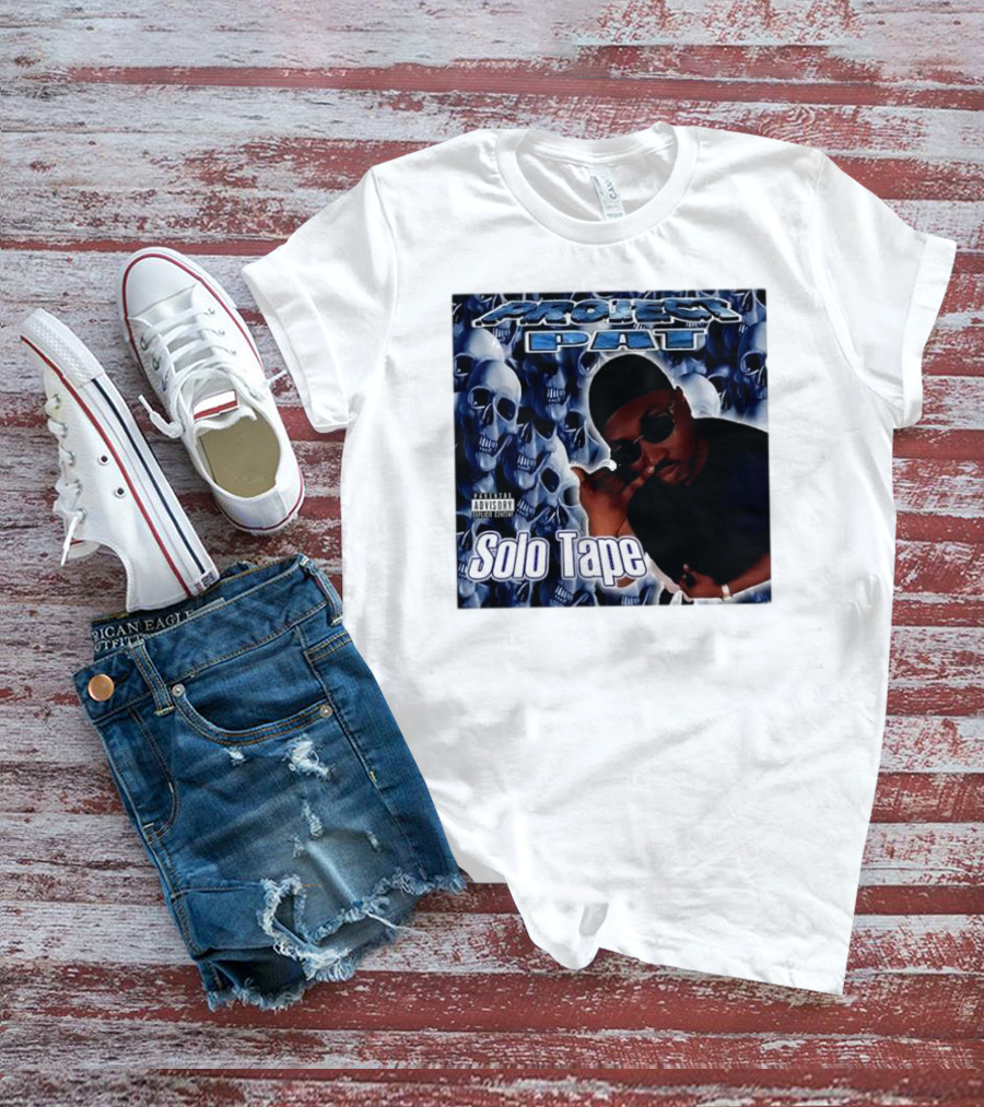 Project Pat Solo Tape Album Cover Skulls T-Shirt