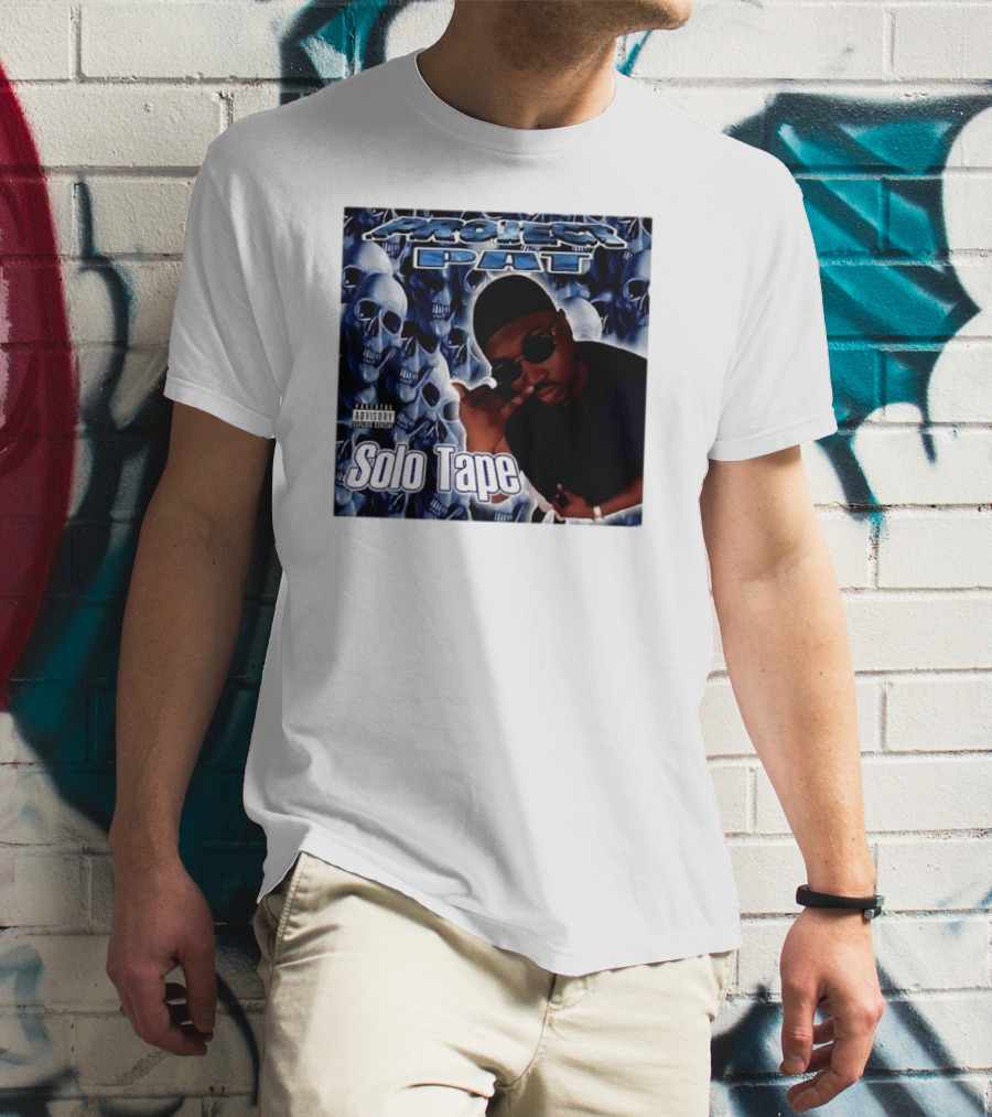 Project Pat Solo Tape Album Cover Skulls T-Shirt