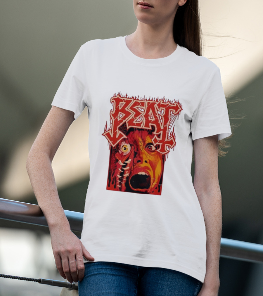Reynlord Beat Mutation Horror Face T-Shirt