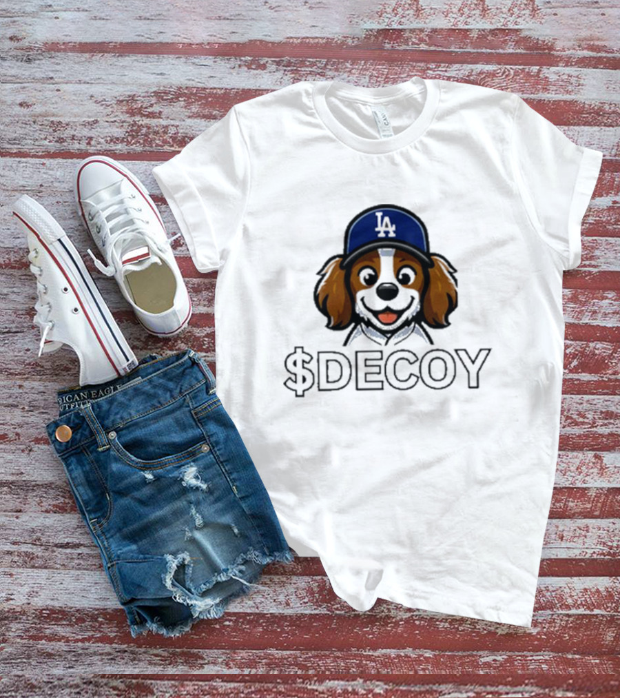 Shohei Ohtani LA Cap Dog $Decoy T-Shirt