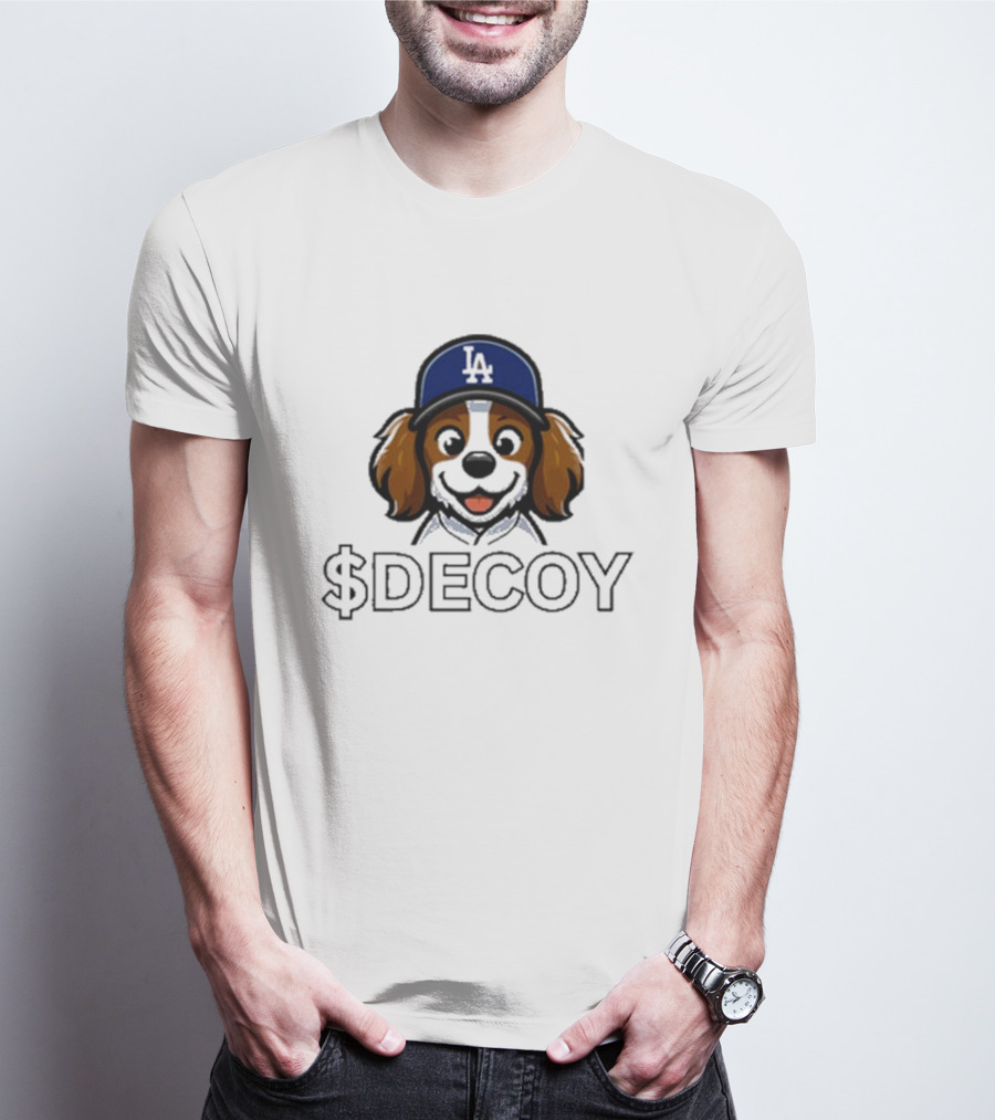 Shohei Ohtani LA Cap Dog $Decoy T-Shirt