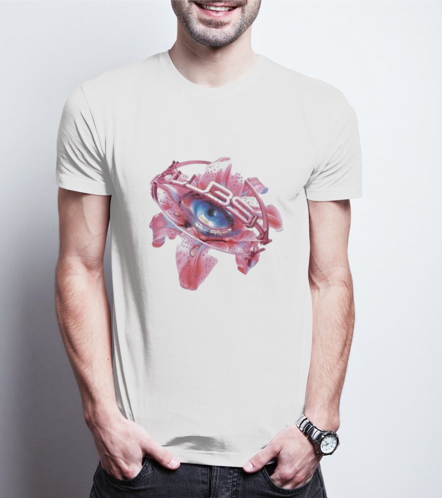 Shygirl Club Shy Inna Eye Vision Flower 3D Elements T-Shirt