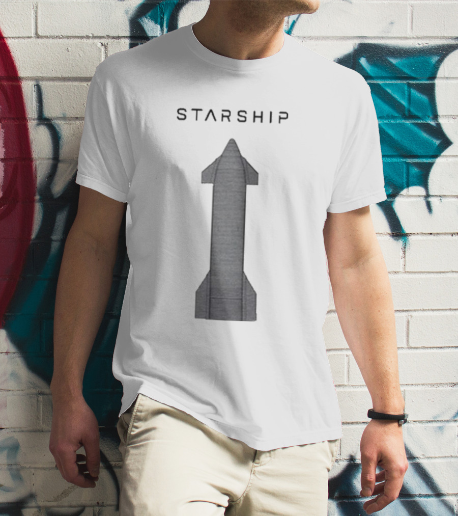 Starship Rocket Heat Shield T-Shirt