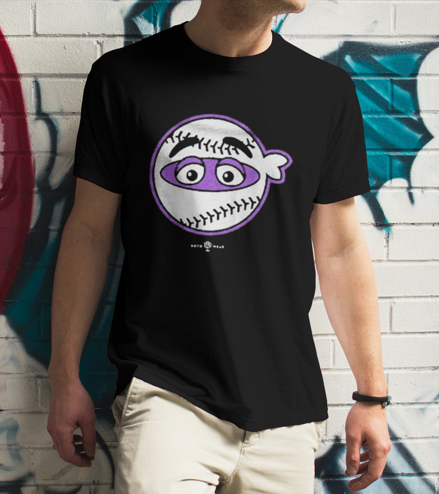 Pitching Ninja Baseball Emoji By Soto Wear T-Shirt