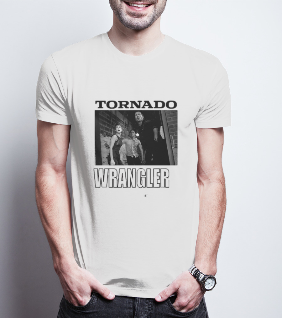 Tornado Wrangler Twisters Tyler Kate And Javi T-Shirt