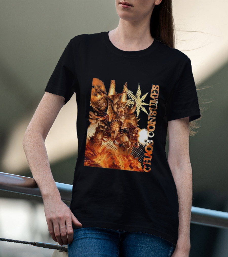 Chaos Consumes Helbrute Malodrax Kraegon Thul T-Shirt