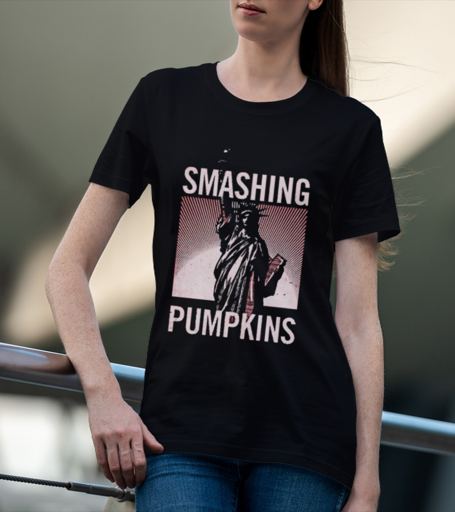 Smashing Pumpkins Zeitgeist Statue Of Liberty T-Shirt